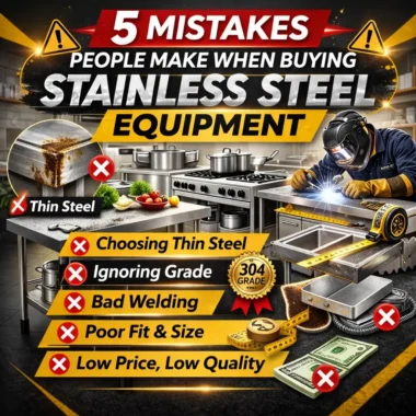 5 Mistakes People Make When Buying Stainless Steel Equipment