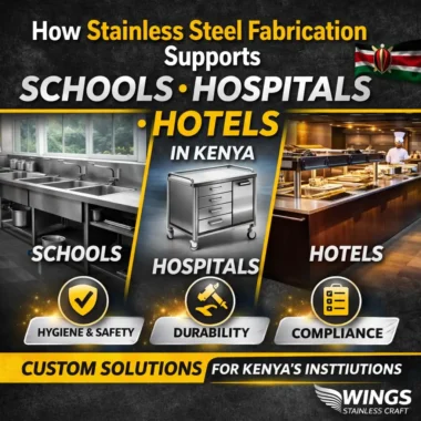 How Stainless Steel Fabrication Supports Schools, Hospitals & Hotels in Kenya