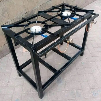 2 Burner Mild Steel Commercial Gas Cooker
