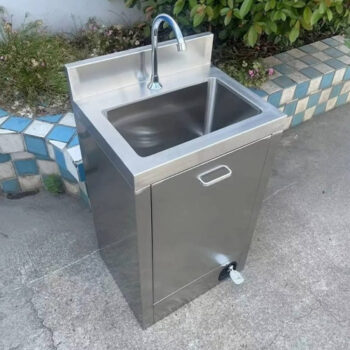 Stainless Steel Handwash Station with Cabinet