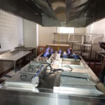Stainless Steel Kitchen Hood and Combined Cooking Unit