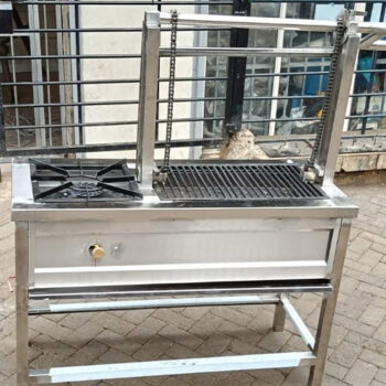 Stainless Steel Gas Grill Combined
