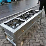 Stainless Steel 3 Burner High Pressure Gas Cooker